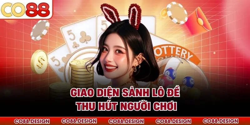 Lô Đề 1 Giao diện sảnh lô đề thu hút người chơi